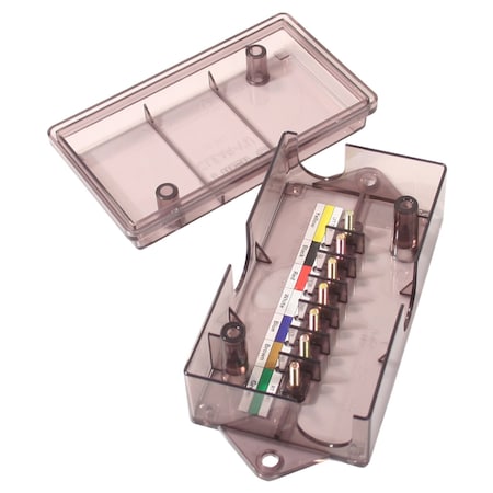 Phillips Box, Junction, Elect Connector, Clear-Vu Grey 15-961